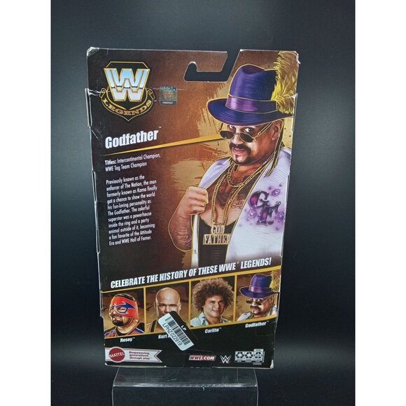 WWE Elite Legends Series 26 Godfather Action Figure By Mattel - Picture 5 of 6